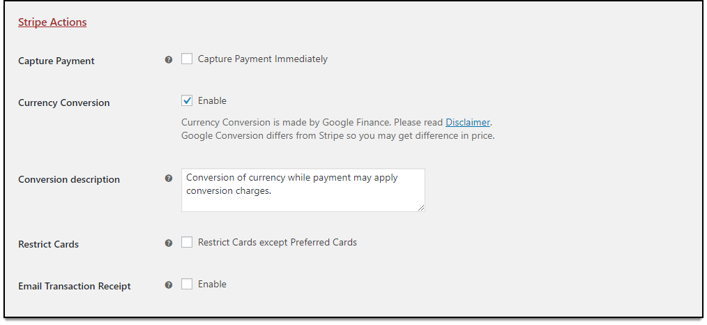Stripe Payment Gateway Plugin for WooCommerce - Defining Stripe Actions for Apple Pay