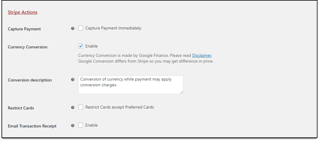 Stripe Payment Gateway Plugin for WooCommerce - Stripe Actions