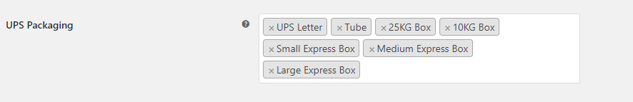 UPS shipping boxes