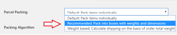 UPS Parcel Packing methods