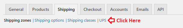 UPS Shipping plugin Settings