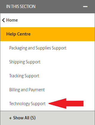 UPS Technology Support