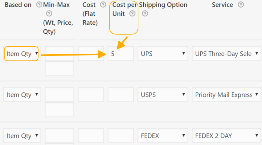 Adding Cost Per Unit for Multi-Carrier Shipping plugin